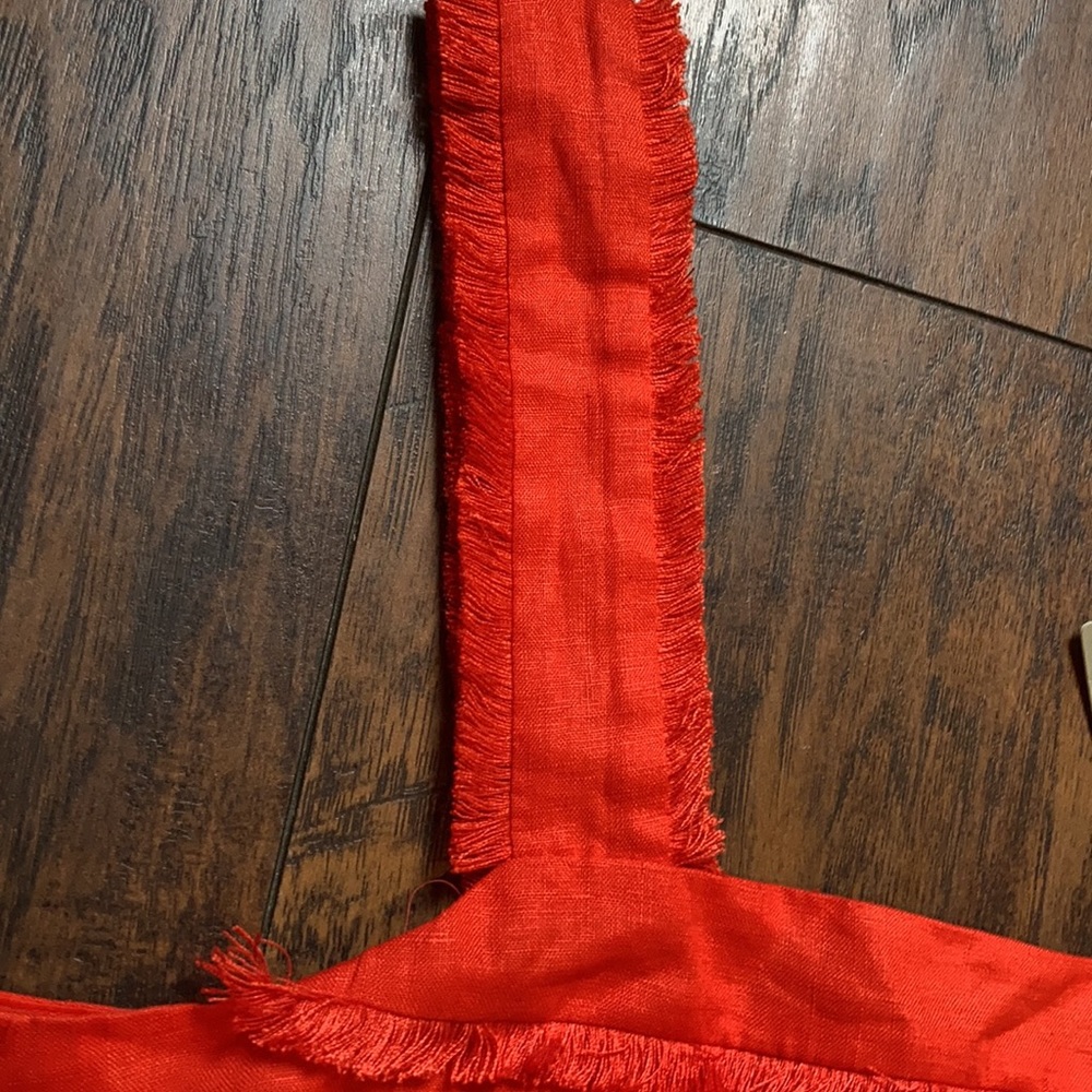 J. Crew Red Ruffle Tank Top - Picture 4 of 8